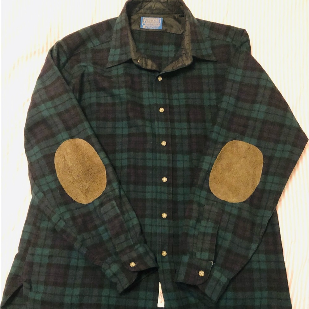 Pendleton Blackwatch tartan flannel button up shirt